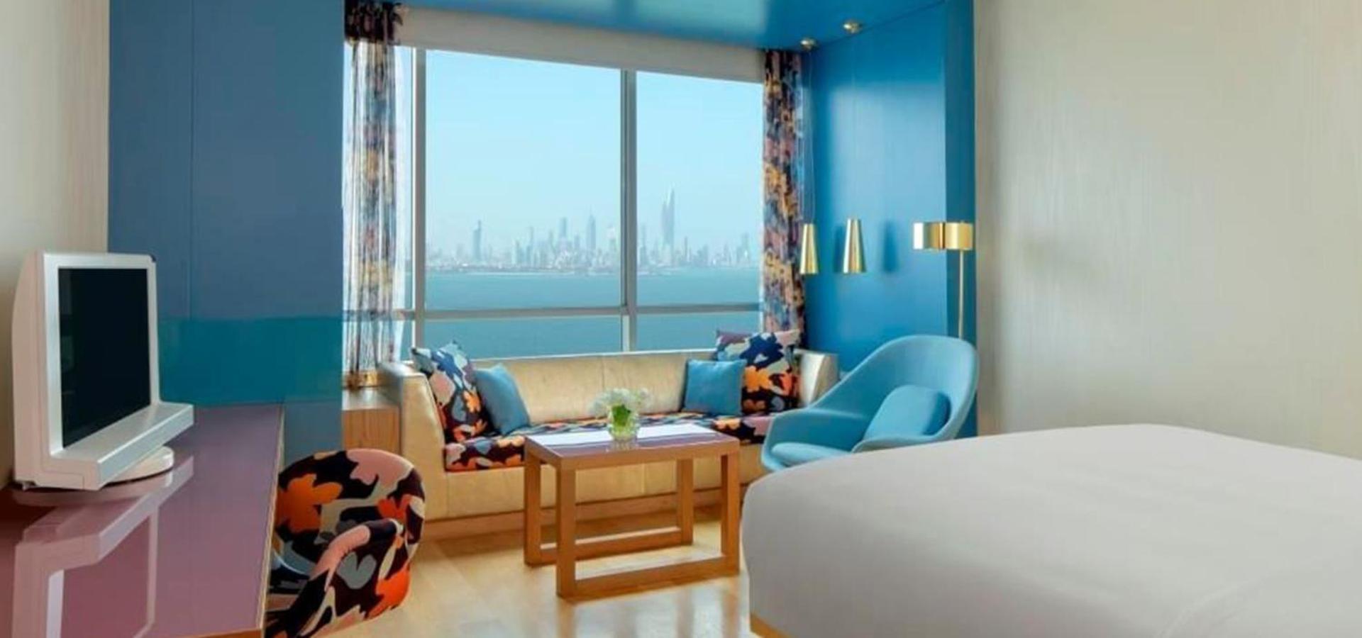 Symphony Style Hotel Kuwait Salmiya Dış mekan fotoğraf A room at the hotel